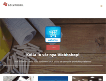 Tablet Screenshot of golvprofil.se